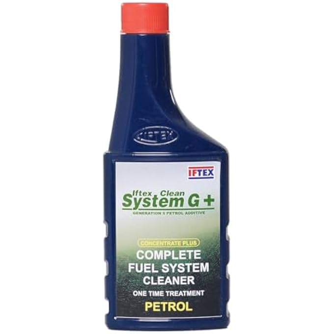 Iftex نظام نظيف G +، نظام وقود كامل منظف لسيارات البنزين ذات المعالجة الواحدة (300 مل) / منظف حقن البنزين ومعالجة كاملة للنظام والوقود واحتراق أفضل (300 مل) - Image 1